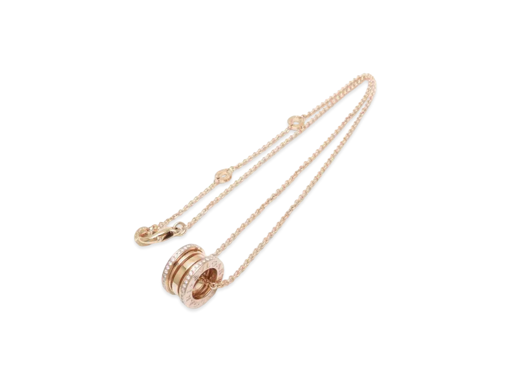BVLGARI B Zero 1 Necklace Diamond "Pink Gold"