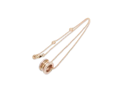 BVLGARI B Zero 1 Necklace Diamond "Pink Gold"