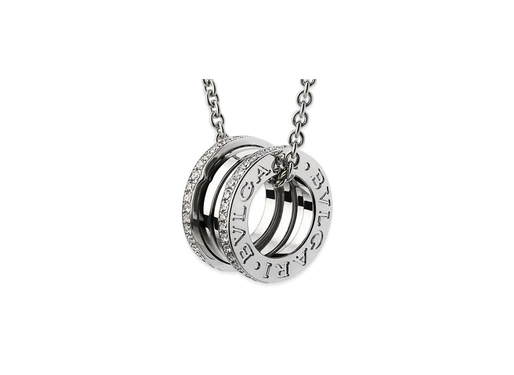 BVLGARI B Zero 1 Necklace Diamond "White Gold"