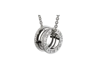 BVLGARI B Zero 1 Necklace Diamond "White Gold"