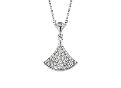 BVLGARI Divas Dream Necklace Diamonds "White Gold"