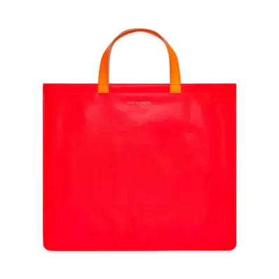 COMME des GARCONS Wallet Super Fluo "Pink/Yellow"