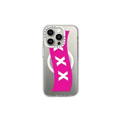 GOD SELECTION XXX x fragment design x CASETiFY Box Logo Pink Case "Clear"