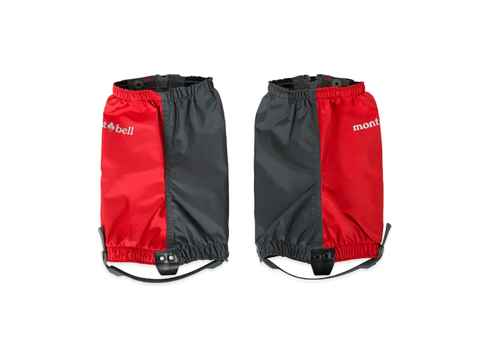 mont-bell Dry-Tec Light Spats "Red"