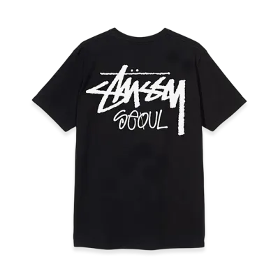 Stussy Stock Seoul Tee 2022 "Black"