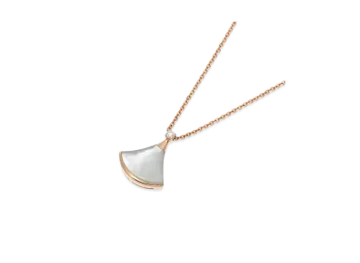 BVLGARI Divas Dream Necklace Diamond Mother of Pearl "White"