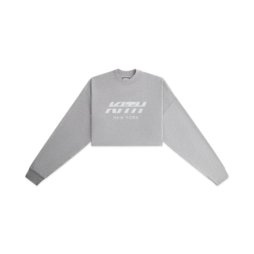 Kith Women's Jasper Swift Long Sleeve "Cool Heather Grey"