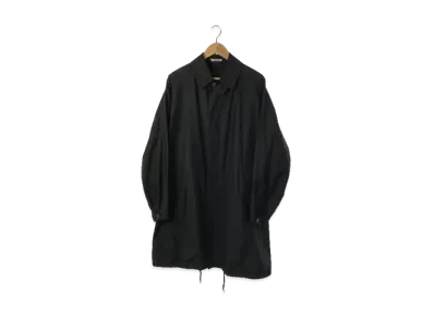 AURALEE x BEAMS Big Soutien Collar Coat "Black"