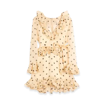 Valentino Women's Dress Pattern Organza "Avorionero"