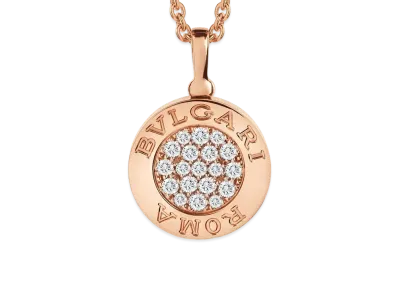 BVLGARI Bulgari Bulgari Necklace Diamonds "Pink Gold"