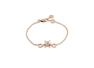 BVLGARI B Zero 1 Soft Bracelet Diamond "Pink Gold"