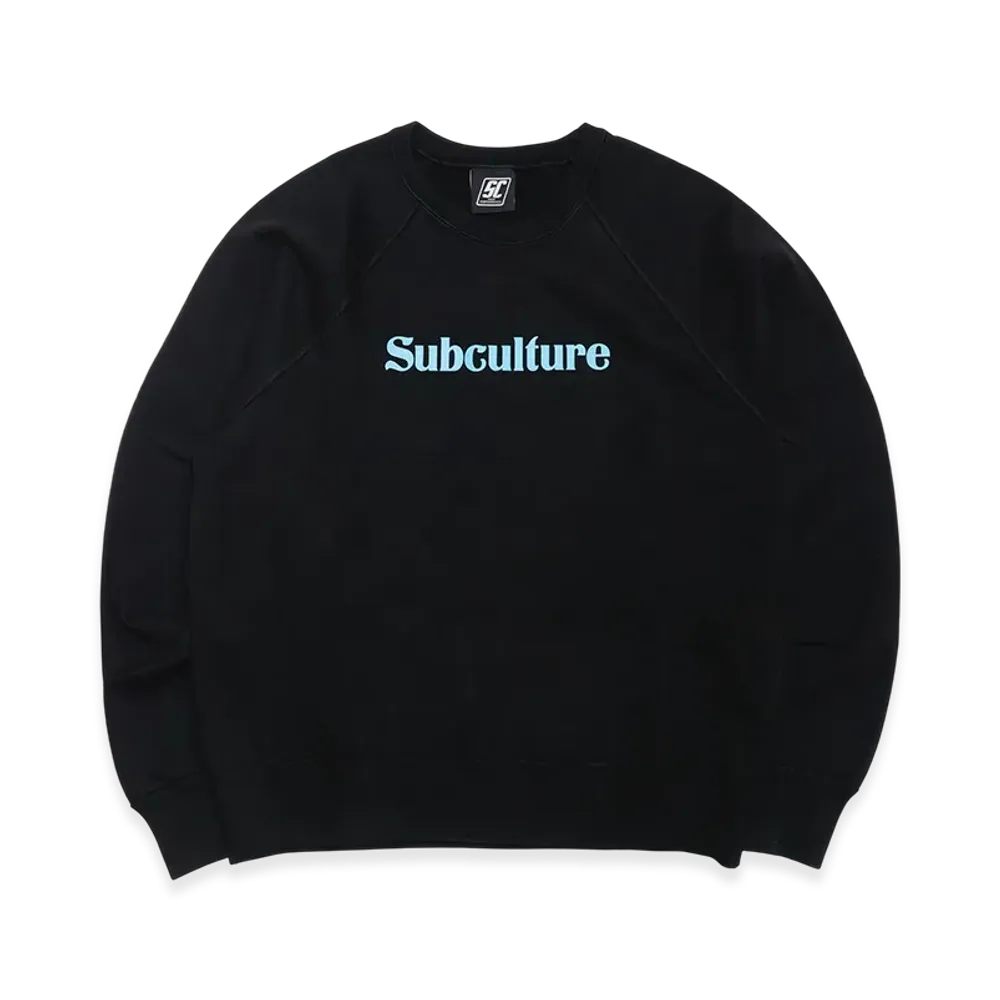 SubCulture Crew Neck (Subculture Crack Print) "Black"