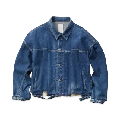 KURO Remake Mark x Unintentional Denim Jacket "Indigo"