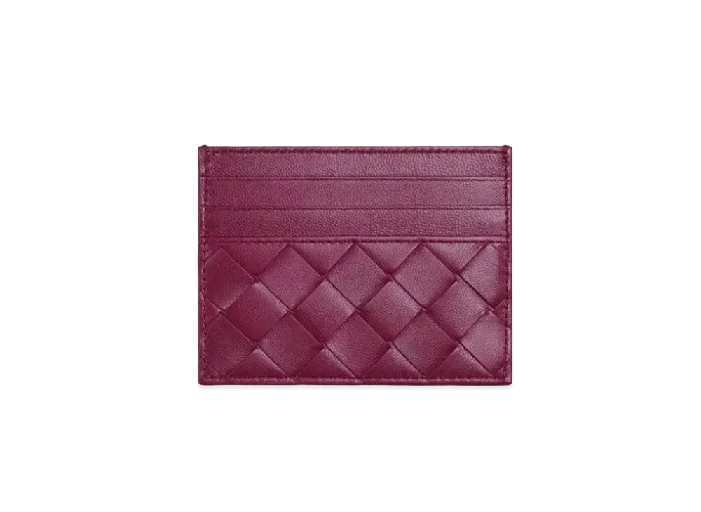 Bottega Veneta Credit Card Holder "Cinnabar"