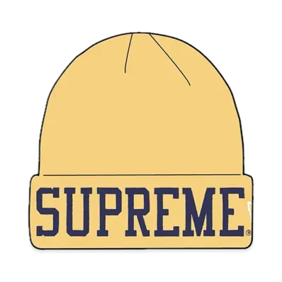 Supreme New Era Varsity Beanie "Light Yellow"