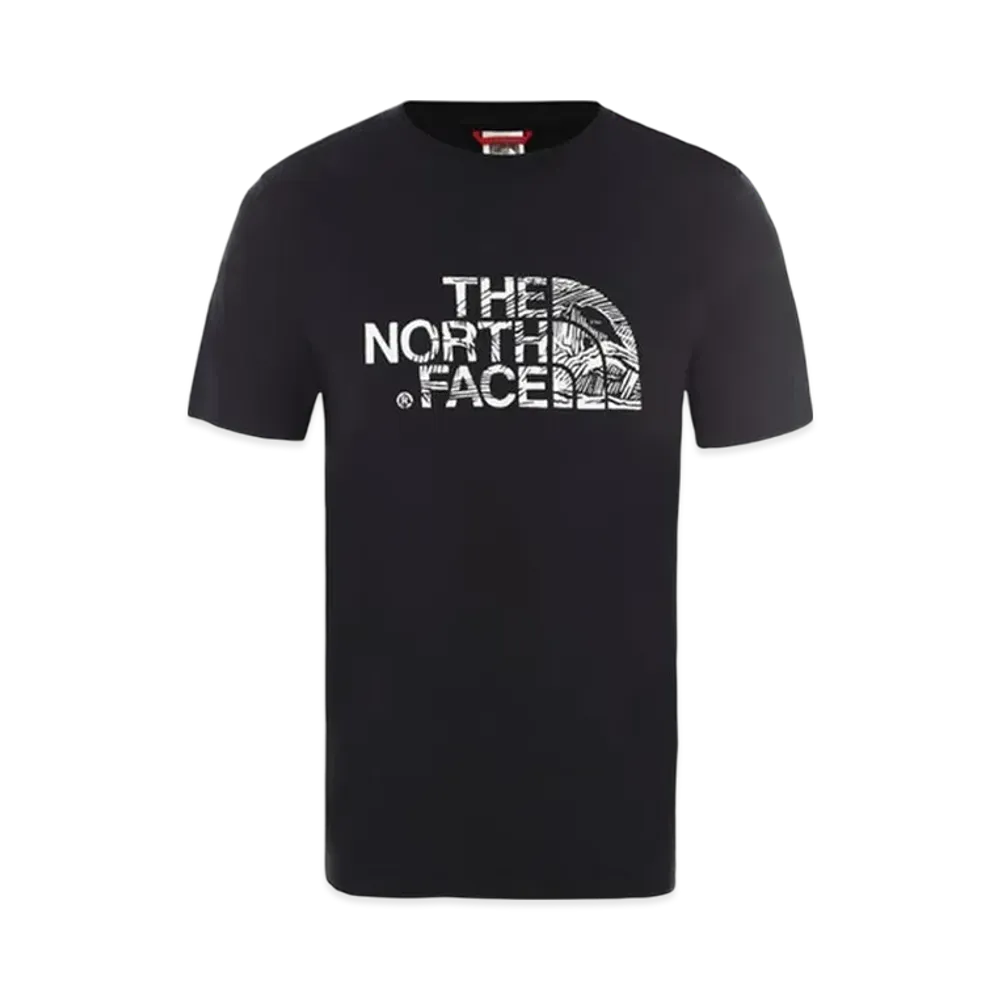 The North Face Short Sleeve Woodcut Dome Tee "TNF Black"