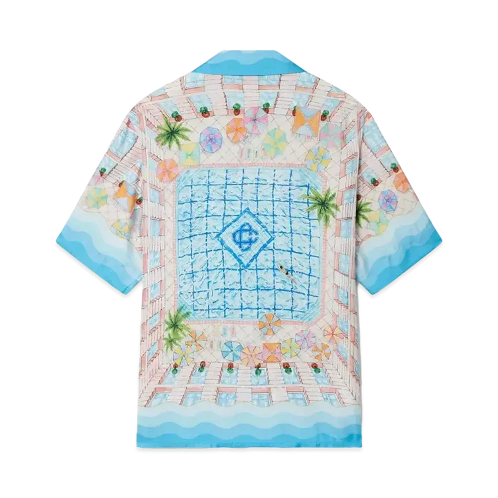 Casablanca Le Plongeon Silk Shirt "Multi"