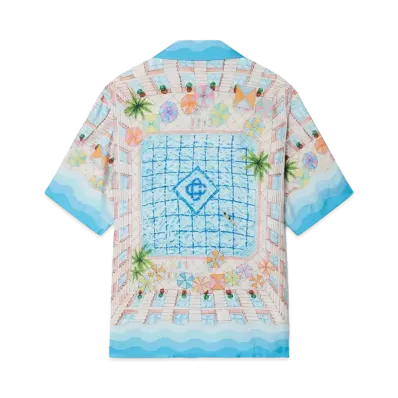 Casablanca Le Plongeon Silk Shirt "Multi"
