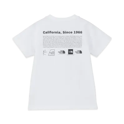 The North Face Kids Toddler Short Sleeve Historical Logo Tee "White2"