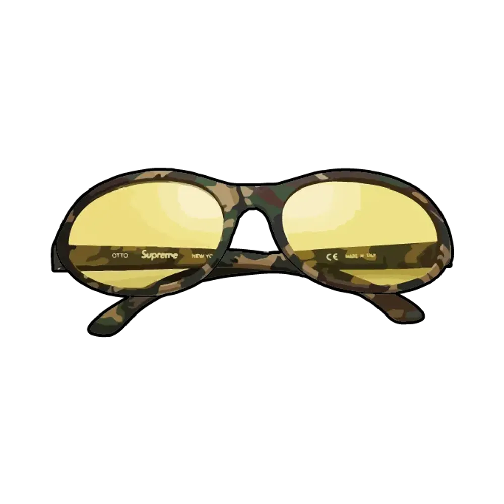 Supreme Otto Sunglasses "Woodland Camo"
