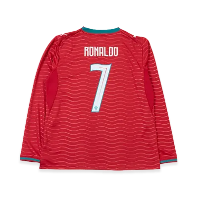 PUMA Soccer 2026 Portugal Home Long Sleeve Jersey #7 Ronaldo "Club Red"