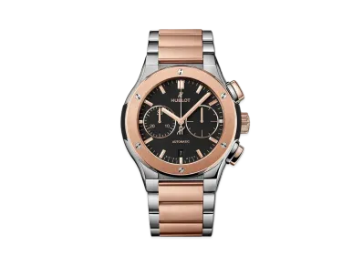 HUBLOT Classic Fusion Chronograph Titanium King Gold Bracelet 45mm