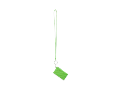 BALENCIAGA Cash Card Case On Keyring "Green"