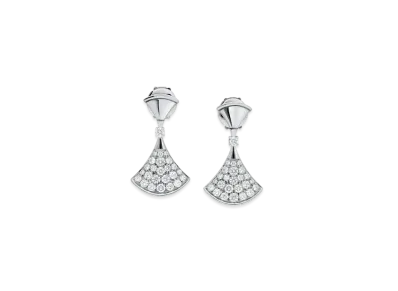 BVLGARI Divas Dream Earrings Diamond "White Gold"