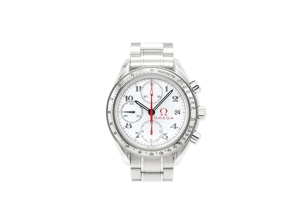 OMEGA Speedmaster Date Olynpic Exclusive "Stainless Steel/White" 3515.20