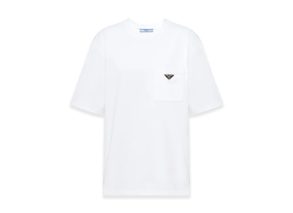 PRADA Women's Jersey T-Shirt "White"