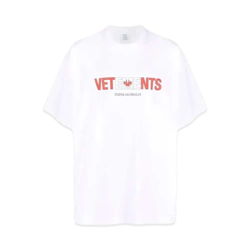 VETEMENTS Canada Logo Tee "White"