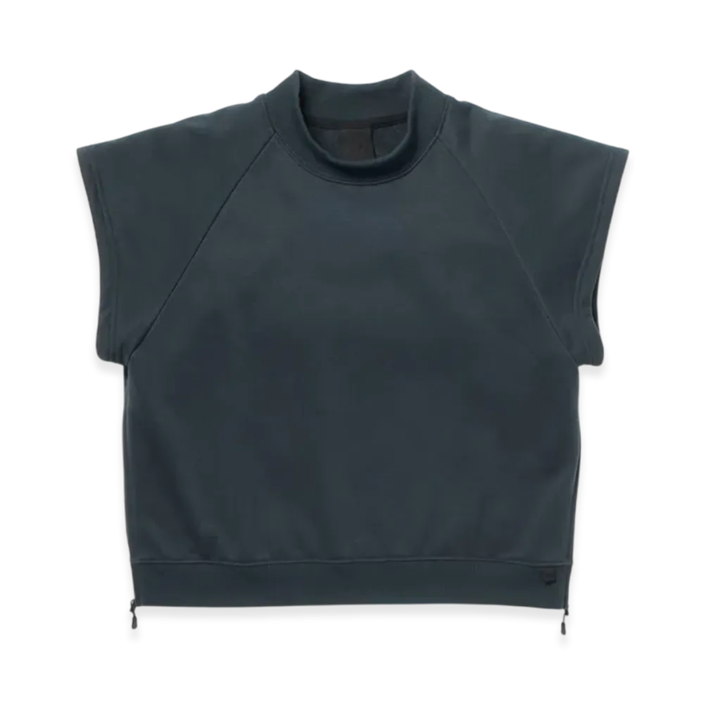 DAIWA PIER39 Women's Tech Sweat Mockneck "Ink Black"