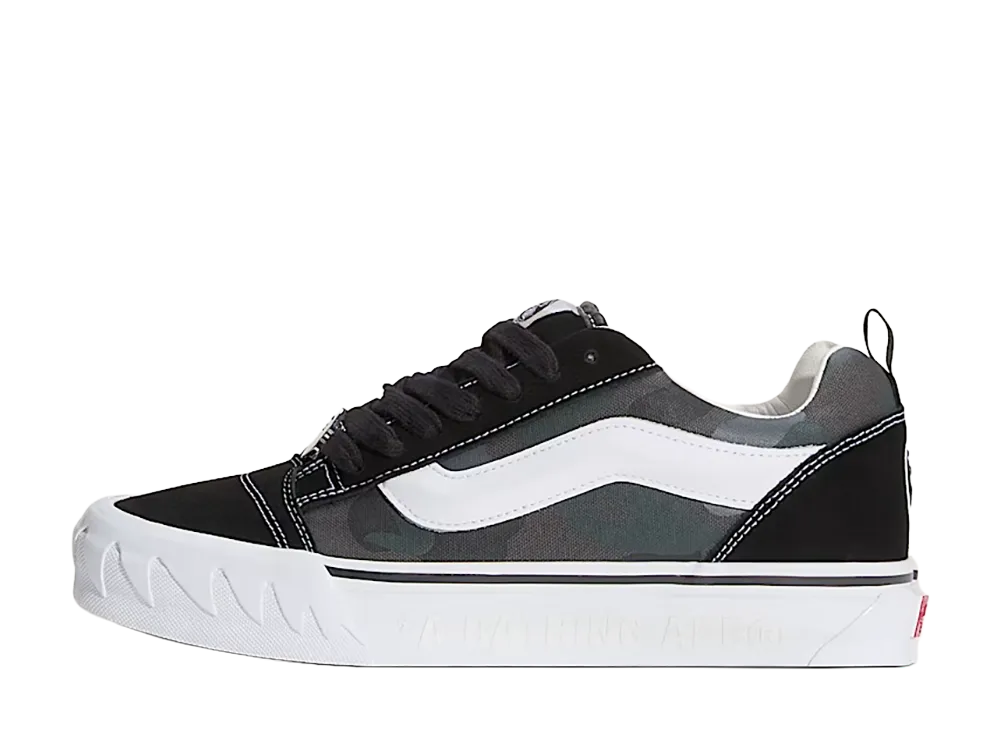 A BATHING APE × Vans Premium Knu Skool "Camo Black"