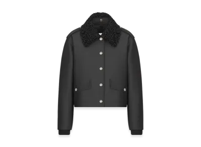 Dior Women's 2-In-1 Peacoat Technical Silk Twill "Black"