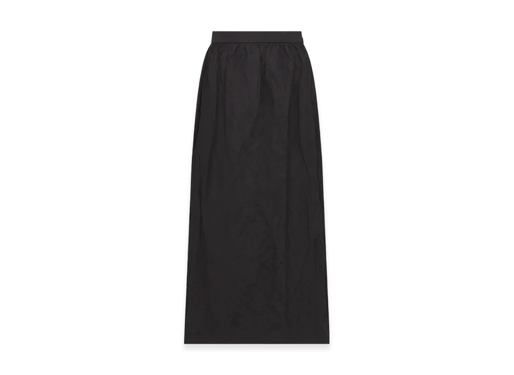 Dior Women's Mid-Length Straight-Cut Skirt Technical Crinkled Effect "Black"