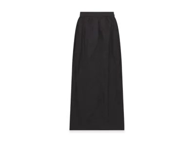 Dior Women's Mid-Length Straight-Cut Skirt Technical Crinkled Effect "Black"