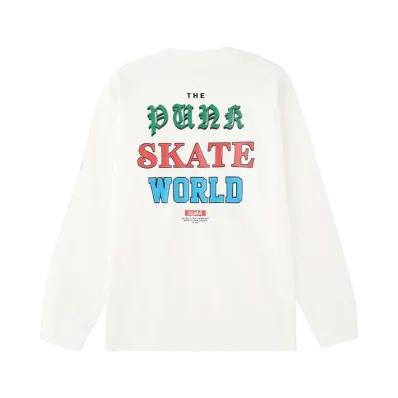 X-Girl Oval Steps Logo L/S Tee "White"
