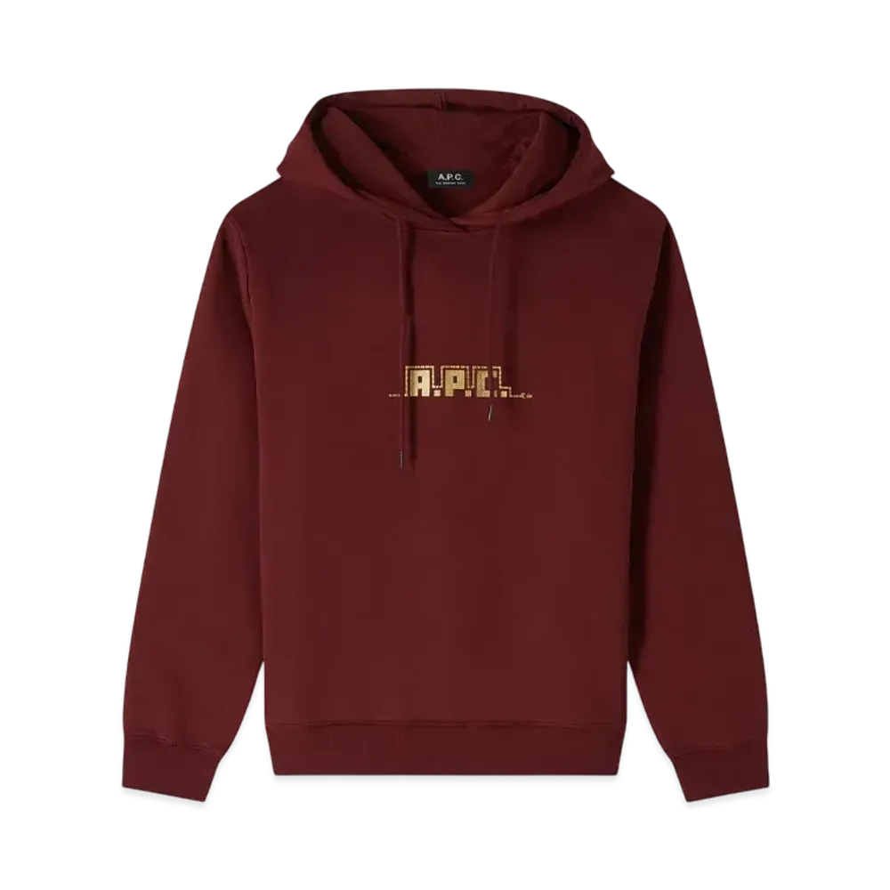 A.P.C. Snake Hoodie "Bordeaux"