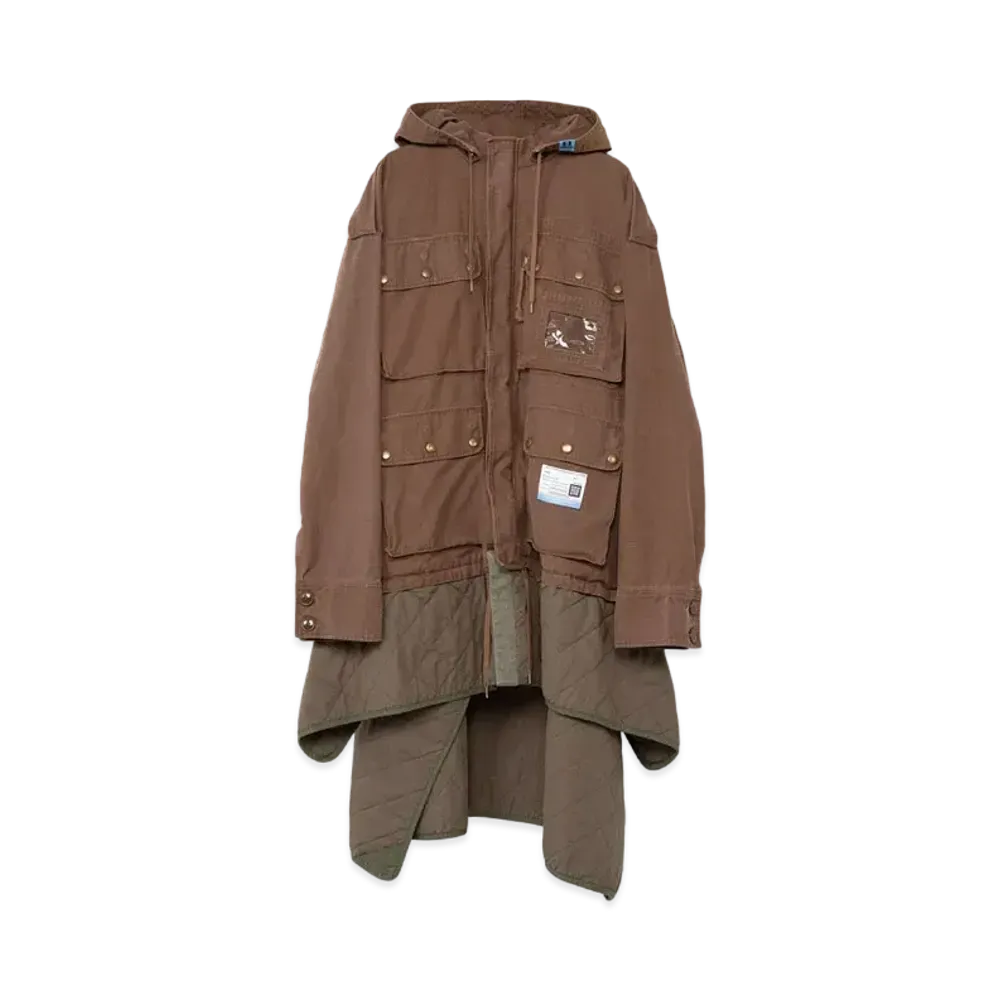 Maison MIHARA YASUHIRO Back Quilt Field Jacket "Brown"