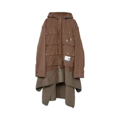 Maison MIHARA YASUHIRO Back Quilt Field Jacket "Brown"