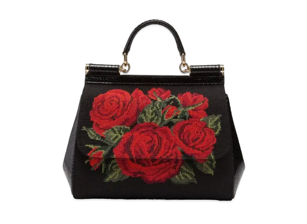 Dolce&Gabbana Sicily Bag Medium Needle Point "Multicolor"