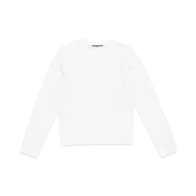 Acne Studios Long Sleeve T-Shirt Regular Fit "White"