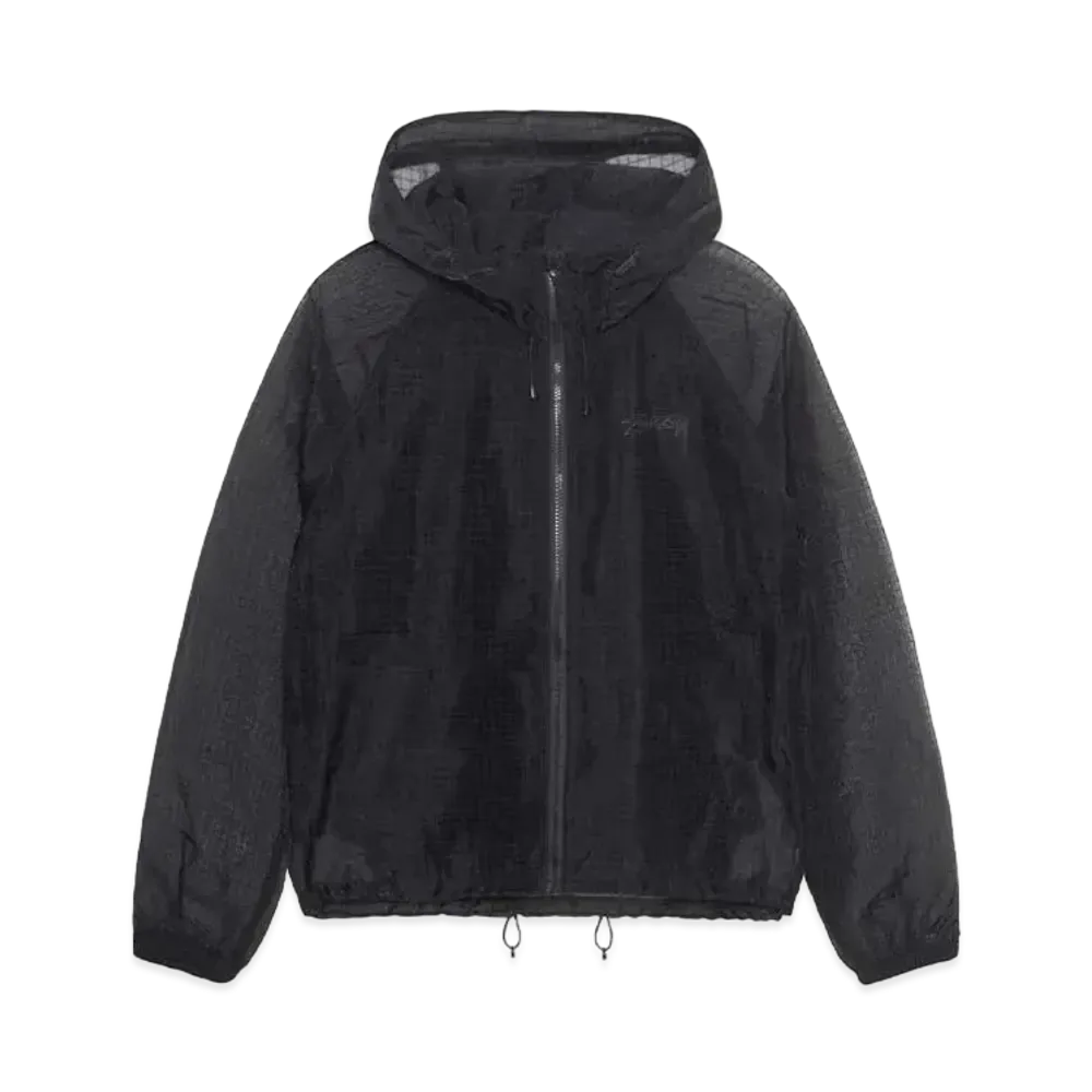 Stussy Beach Shell Transprint Ripstop "Black" (FA24)