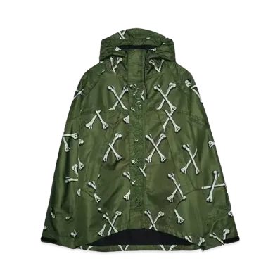 MAYO MAYO CROSS BONES EMBROIDERY MOUNTAIN PARKA "GREEN"