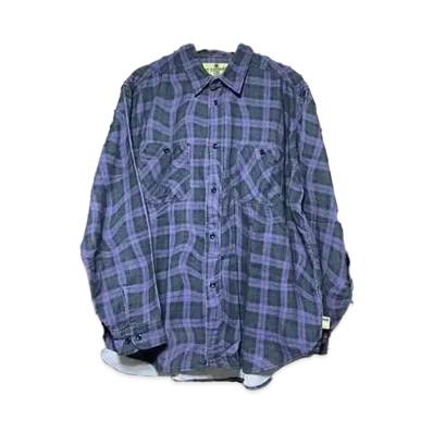 SSZ Get Hammered Check Shirts "Purple"