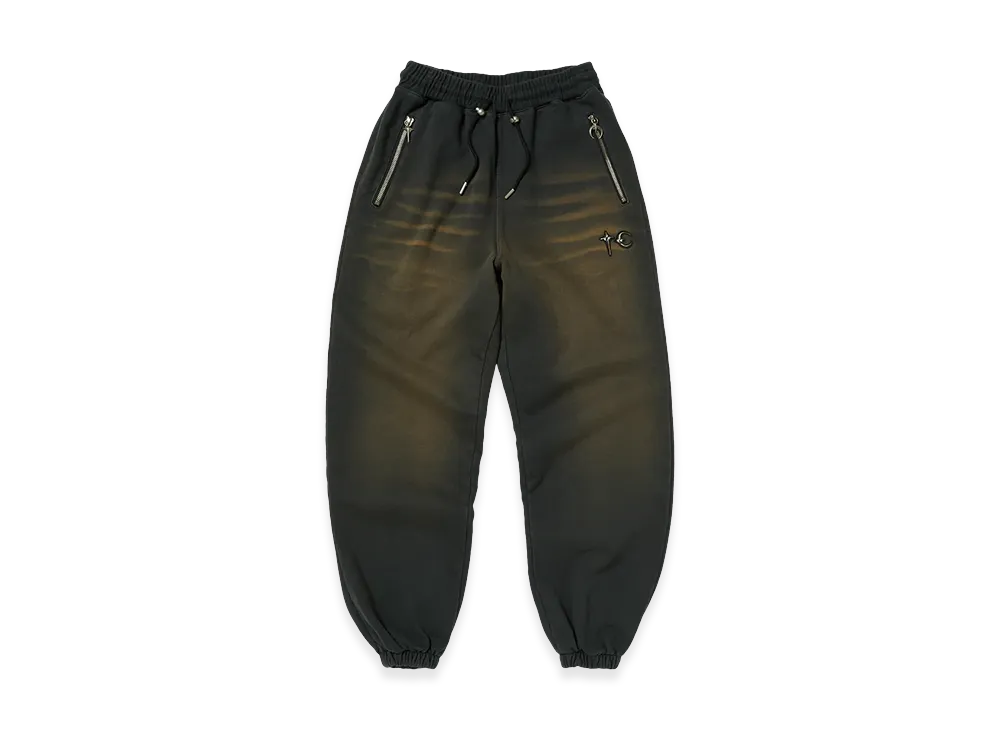 THUG CLUB TC Two Tone Washed Jogger Pants "Rust Black"