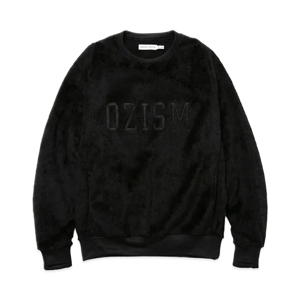UNDERCOVER x nonnative OZISM Monk Crew L/S Pullover "OZISM" Poly Fleece Polartec High Loft "Black"