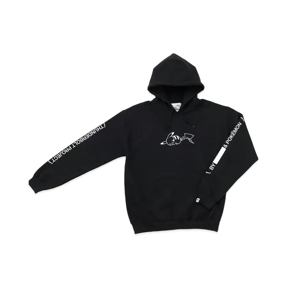 FRAGMENT x POKEMON THUNDERBOLT PROJECT PRINT HOODIE "Black"