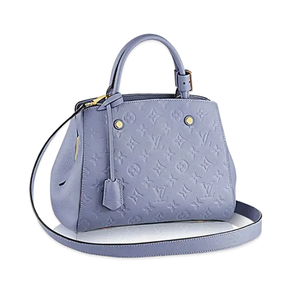 Louis Vuitton Montaigne BB Monogram Empreinte Leather "Lilas"