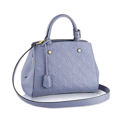 Louis Vuitton Montaigne BB Monogram Empreinte Leather "Lilas"